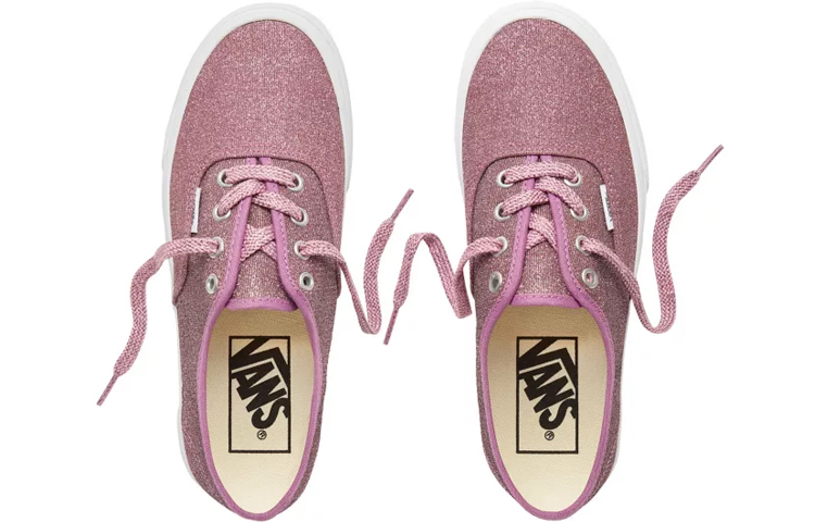 Shop Vans Authentik 'Lurex Gliter Merah Jambu' VN0A38EMU3U