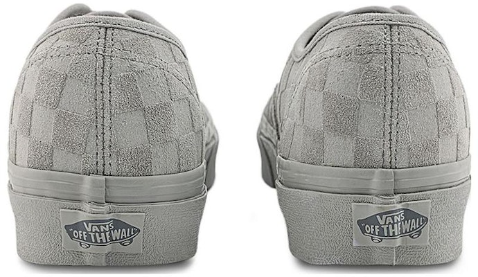Vans Authentic 'Mono Checkerboard - Grey' VN000CRQGRY Shop Vans Authentic 'Mono Checkerboard - Grey' VN000CRQGRY