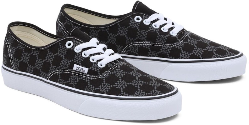 Vansオーセンティック モノグラム (黒) VN0A5KS9BLA Shop Vansオーセンティック モノグラム (黒) VN0A5KS9BLA
