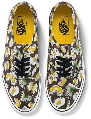Vans Authentic 'Mutated Daisy - Hitam' VN0A5HZS9FV Shop Vans Authentic 'Mutated Daisy - Hitam' VN0A5HZS9FV