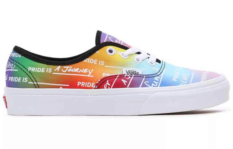 Order Vans Pride Sepatu Low Top Skate Casual Unisex Warna Pink Biru VN0A5KRDASA