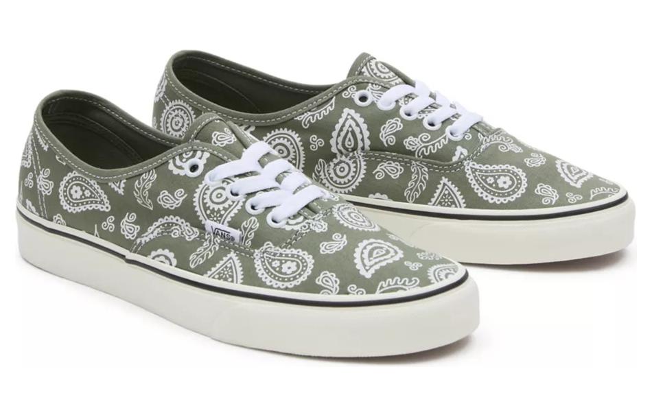 Lookbook Vans Authentic '春日佩斯利 - 橄榄绿' VN000BW5OLV