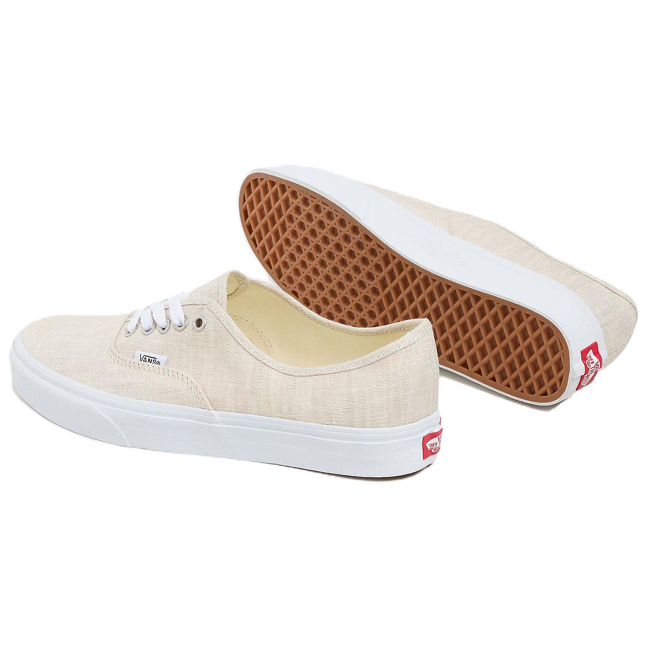 Shop Vans Authentic 'Summer Linen Egret' VN000BW5C9F
