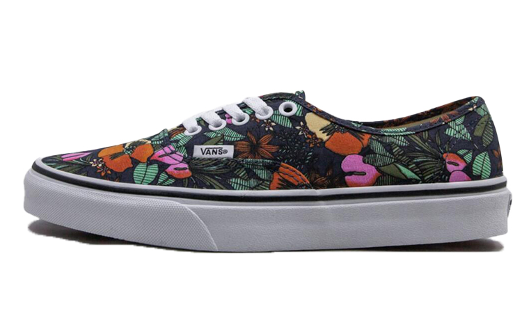 Buy Vans Authentic “Tropic” 防滑耐磨 低幫 板鞋 男女同款 藍花卉