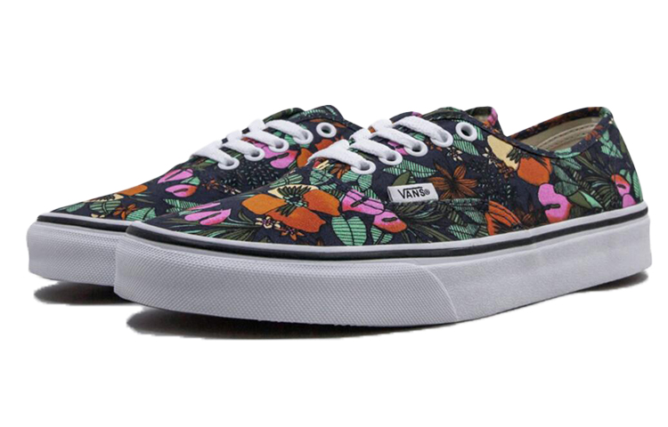 Lookbook Vans Authentic “Tropic” 防滑耐磨 低幫 板鞋 男女同款 藍花卉
