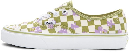 Vans Wallpaper Authentic Checkered Floral 'Green White' VN0A5KS9CCF Vans Wallpaper Authentic Checkered Floral 'Green White' VN0A5KS9CCF