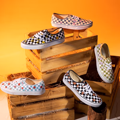 Vans Wallpaper Authentic Kotak Bunga 'Hijau Putih' VN0A5KS9CCF Details for Vans Wallpaper Authentic Kotak Bunga 'Hijau Putih' VN0A5KS9CCF