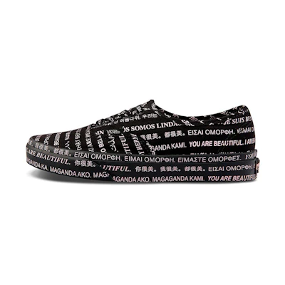 Vans Authentic 'We Are Beautiful - Black'