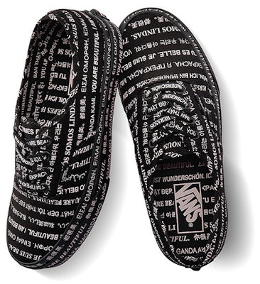 Vans Authentic "我们很美-黑色" VN0A348A2OD Shop Vans Authentic "我们很美-黑色" VN0A348A2OD