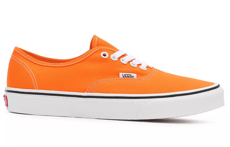 Order Vans Authentic 休闲时尚滑板鞋 男女同款 橙色 VN0A5KRDAVM
