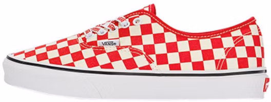 Vans Authentic Check Racing 'Red' VN0009PVIZQ Vans Authentic Check Racing 'Red' VN0009PVIZQ
