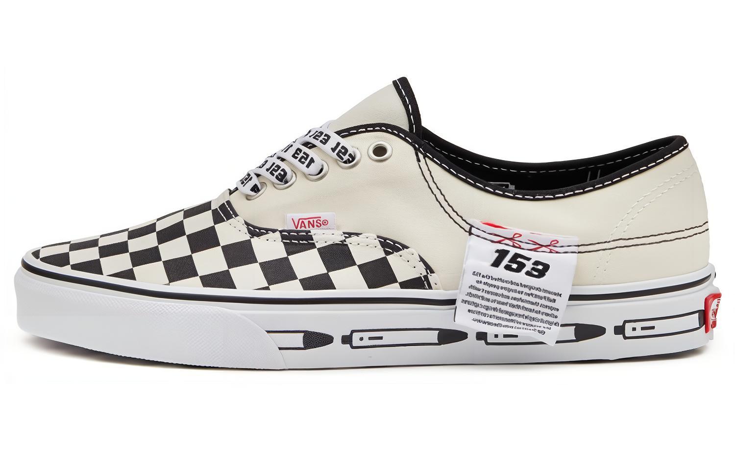 Buy 반스 어센틱 체커보드 블랙/화이트 VN0A4UUC6DC