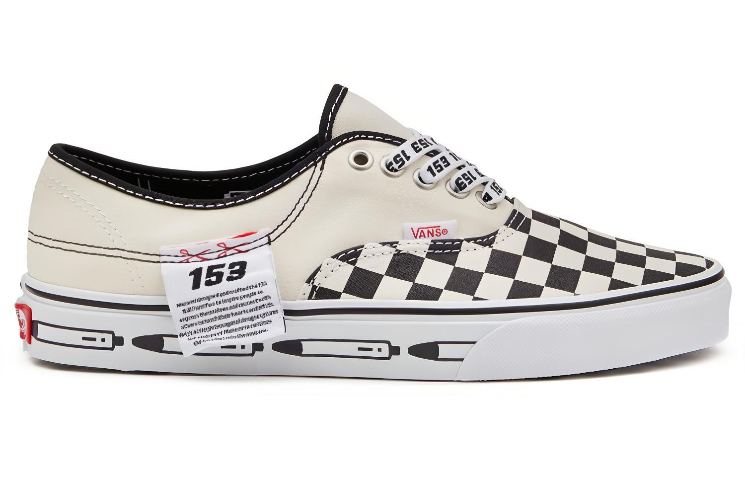 Order 반스 어센틱 체커보드 블랙/화이트 VN0A4UUC6DC