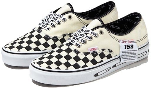 반스 어센틱 체커보드 블랙/화이트 VN0A4UUC6DC Lookbook 반스 어센틱 체커보드 블랙/화이트 VN0A4UUC6DC