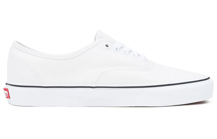 Vans Authentic Classic Casual Skateboarding Shoes Unisex White 圖 2