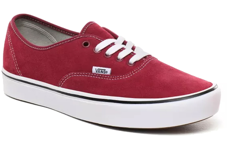 Lookbook 반스 어센틱 컴피쿠션 '비트 레드' (Vans Authentic ComfyCush 'Beet Red') VN0A3WM7TE2