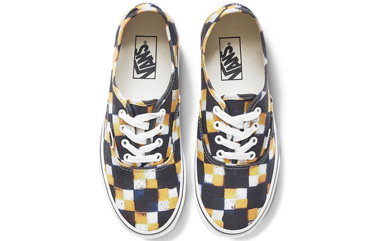 Shop 반스 볼트 어센틱 더블 체크 "옐로우 그레이" VN0A38EMVJY