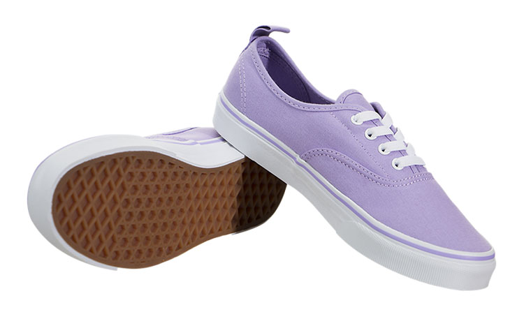 Shop 范斯Authentic松紧带童鞋 '紫白色' VN0A38H4MMD