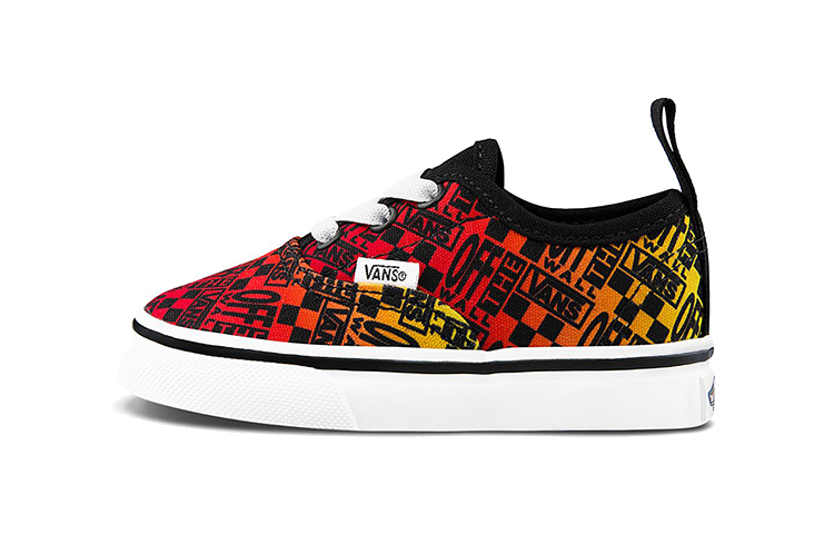 Vans Authentic Elastic Lace 'Black Red Yellow' VN0A4BUY2N5