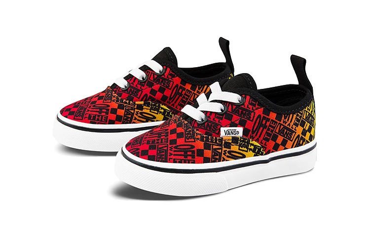 Order Vans Authentic Elastic Lace 'Hitam Merah Kuning' VN0A4BUY2N5