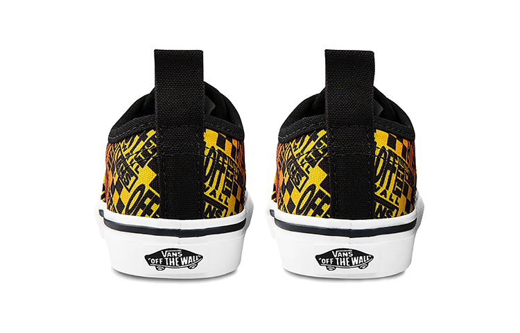 Shop Vans Authentic Elastic Lace 'Hitam Merah Kuning' VN0A4BUY2N5