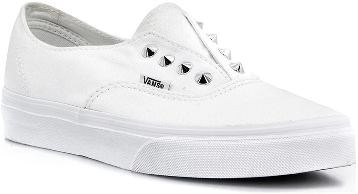 Vans Authentic Gore Studs 'True White' VN000ZSKIV9 Lookbook Vans Authentic Gore Studs 'True White' VN000ZSKIV9