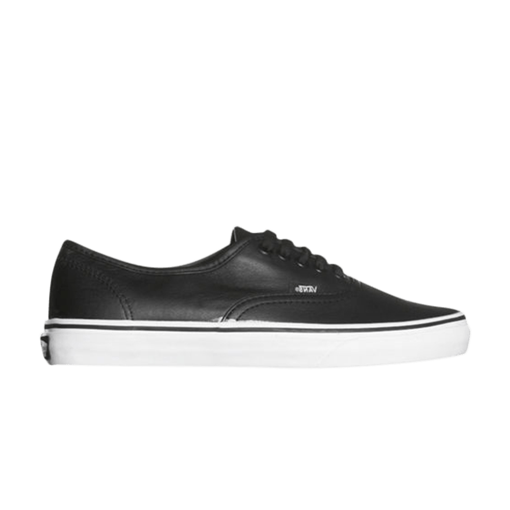 Buy Vans Authentic Italian Leather 'Black' VN-0NJVL9L