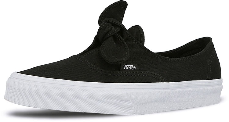 Vans Authentic 打结款 "黑色" VN0A3MU21WX Lookbook Vans Authentic 打结款 "黑色" VN0A3MU21WX