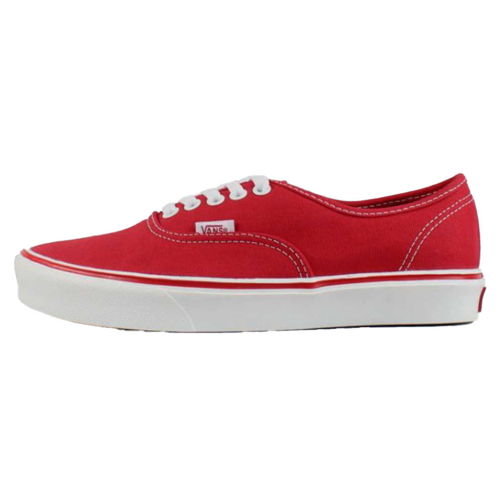 Vans Authentic Lite Casual Skateboarding Shoes Red VN0004OQL5Q