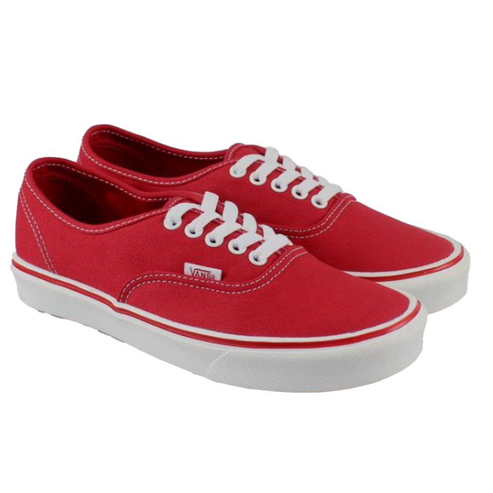 Vans Authentic Lite Casual Skateboarding Shoes Red 圖 3