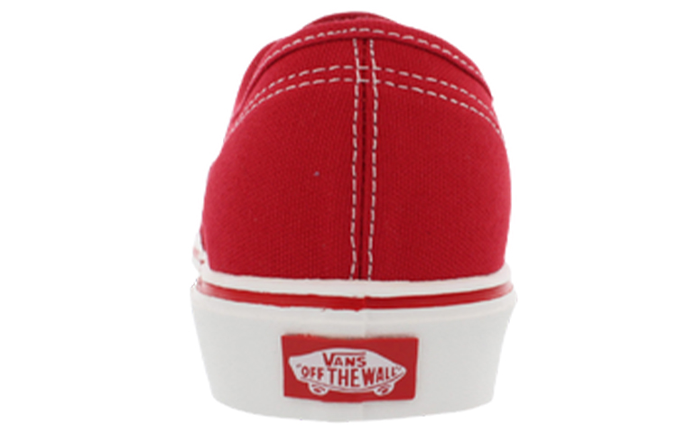 Vans Authentic Lite Casual Skateboarding Shoes Red 圖 4