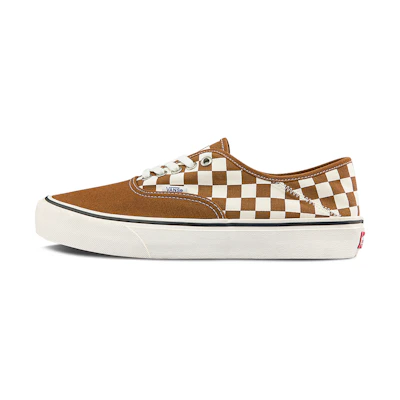 Vans Authentic Low Tops Casual Skateboarding Shoes Unisex Brown White