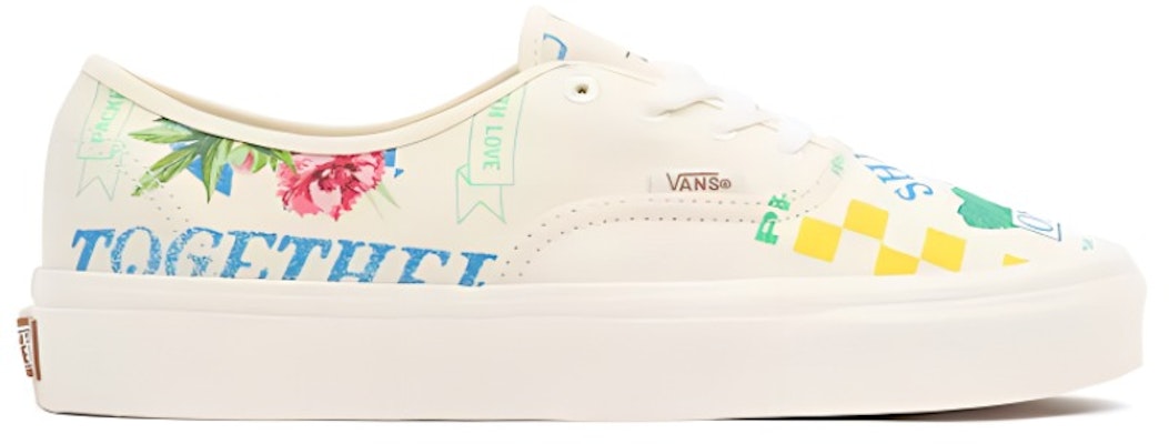 バンズ オーセンティック ロートップ カジュアル スケートシューズ 白緑青漫画柄 VN0A5KRDAS1 Order バンズ オーセンティック ロートップ カジュアル スケートシューズ 白緑青漫画柄 VN0A5KRDAS1