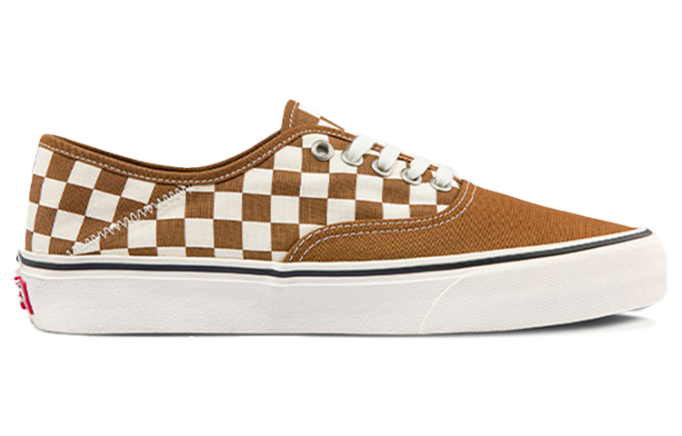 Order Vans 真品 休閒 低筒 滑板鞋 男女款 深棕白棋盤格