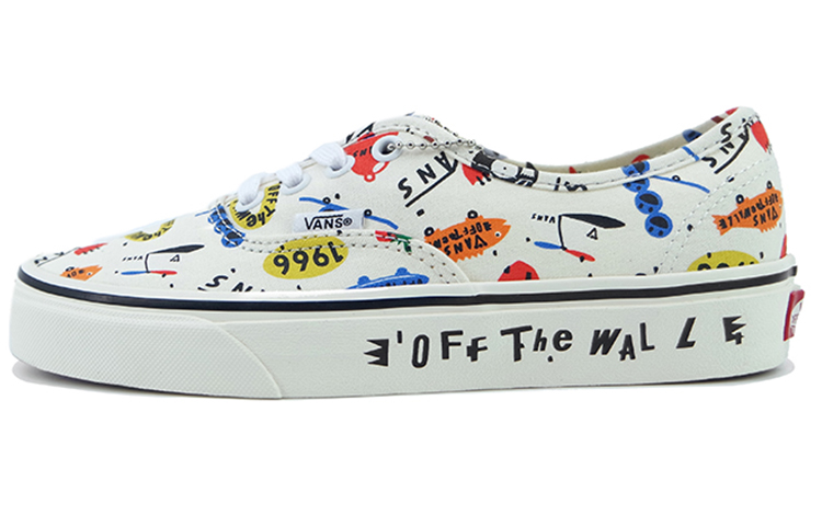 Vans Authentic Low Tops Skateboarding Shoes Creamy White Creamwhite VN000QERYQ1