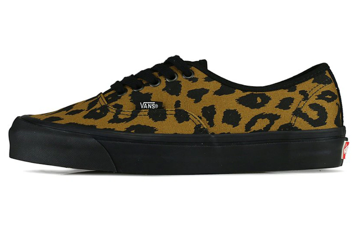 Vans Authentic LX Canvas Suede 'Leopard Black'