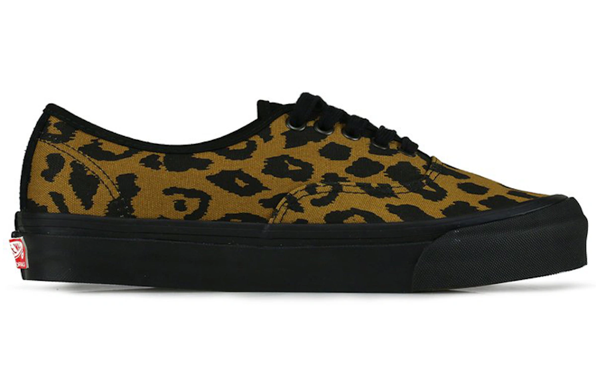 Vans Authentic LX Canvas Suede 'Leopard Black'