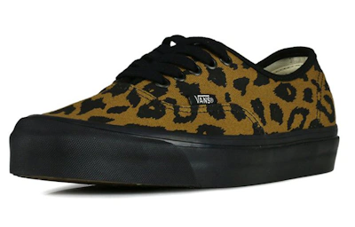 Vans Authentic LX Canvas Suede 'Leopard Black'