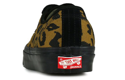 Vans Authentic LX Canvas Suede 'Leopard Black'