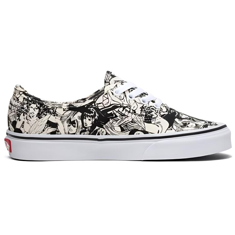Order Vans Authentic Marvel Avengers 'Negro Blanco' VA38EMU5I