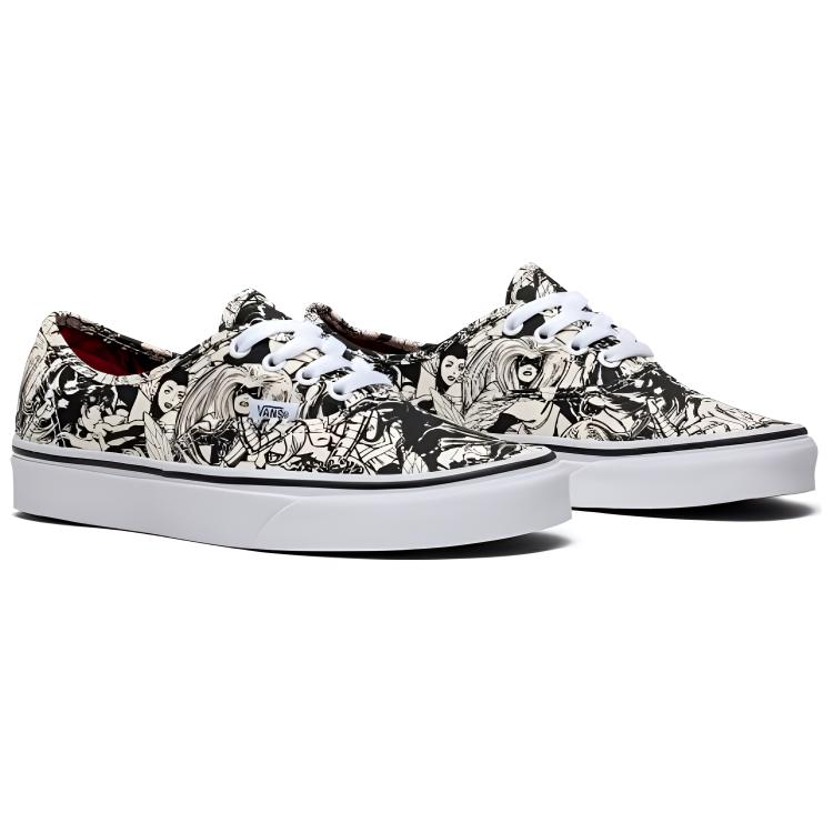 Lookbook Vans Authentic Marvel Avengers 'Negro Blanco' VA38EMU5I