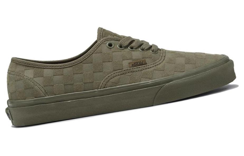 Order Vans Authentic Mono Checkerboard 'Olive' - Hijau Zaitun Checkerboard VN000CRQOLV
