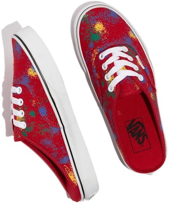 Vans Authentic 半拖鞋 '喷溅 - 竞速红' VN0A54F7AXM Lookbook Vans Authentic 半拖鞋 '喷溅 - 竞速红' VN0A54F7AXM