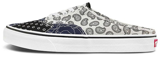 Vans Authentic Mule 'Pattern Mix - Dress Blues' VN0A54F76UW Vans Authentic Mule 'Pattern Mix - Dress Blues' VN0A54F76UW