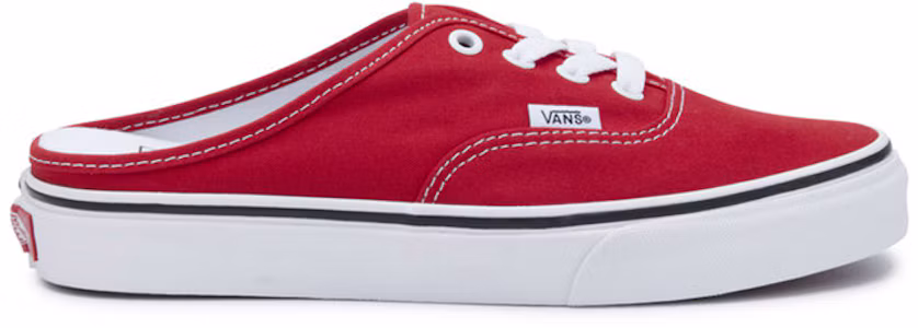 Lookbook Vans Authentic 低筒 板鞋 男女同款 紅色