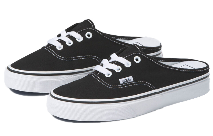 Shop Vans オーセンティック ミュール (黒) VN0A54F76BT