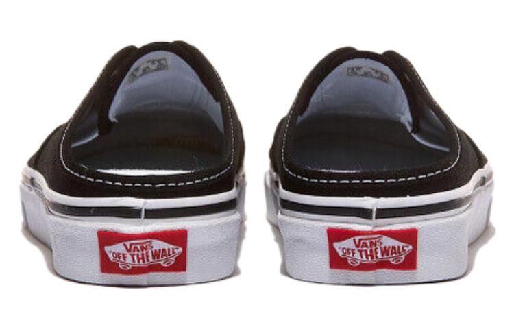 Sizing Vans オーセンティック ミュール (黒) VN0A54F76BT
