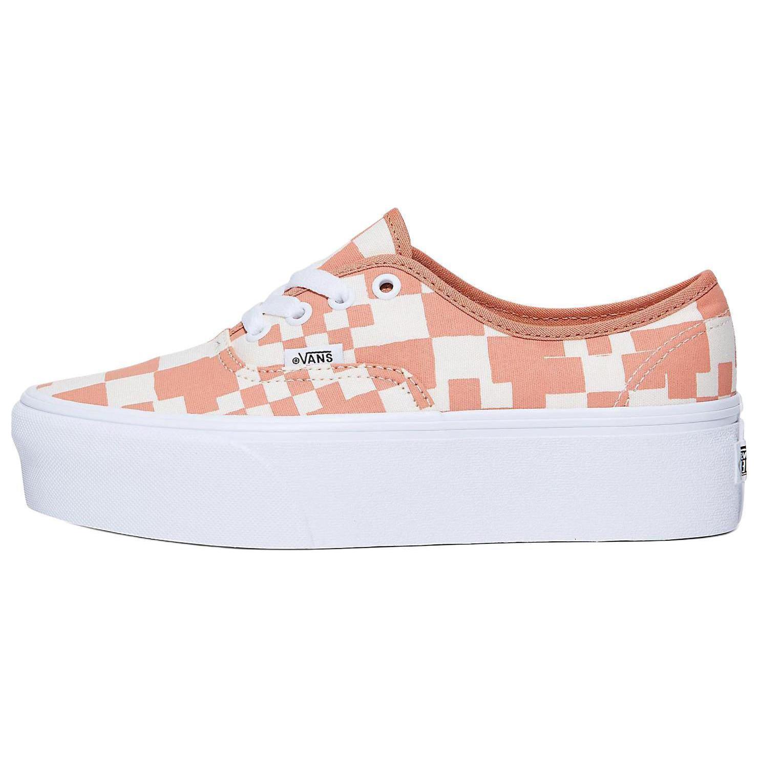 Vans Authentic Multi Check Stackform 'Brown White' VN0A5KXXSST