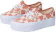 Lookbook Vans Authentic Multi Check Platform 'Marrón Blanco' VN0A5KXXSST