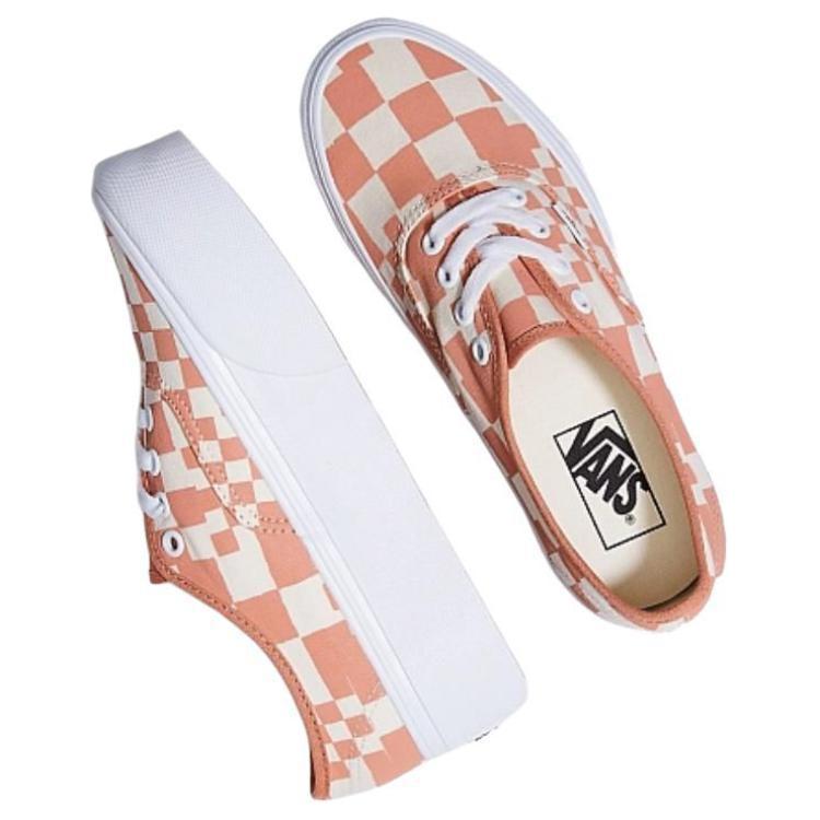 Shop Vans Authentic Multi Check Platform 'Marrón Blanco' VN0A5KXXSST